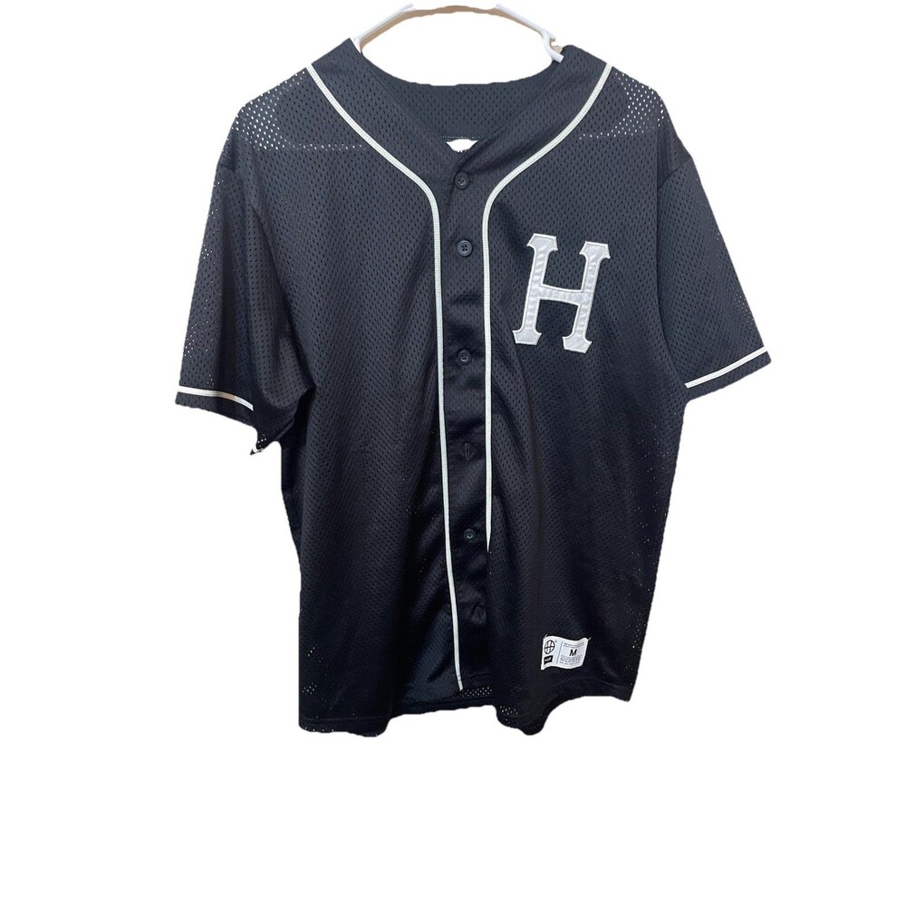 Huf Crackerjack Men’s Jersey Size Medium Black White